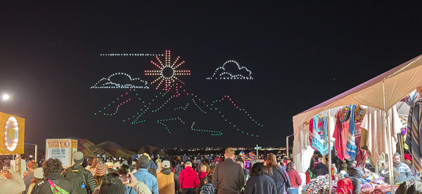 Albuquerque International Balloon Fiesta - drone show
